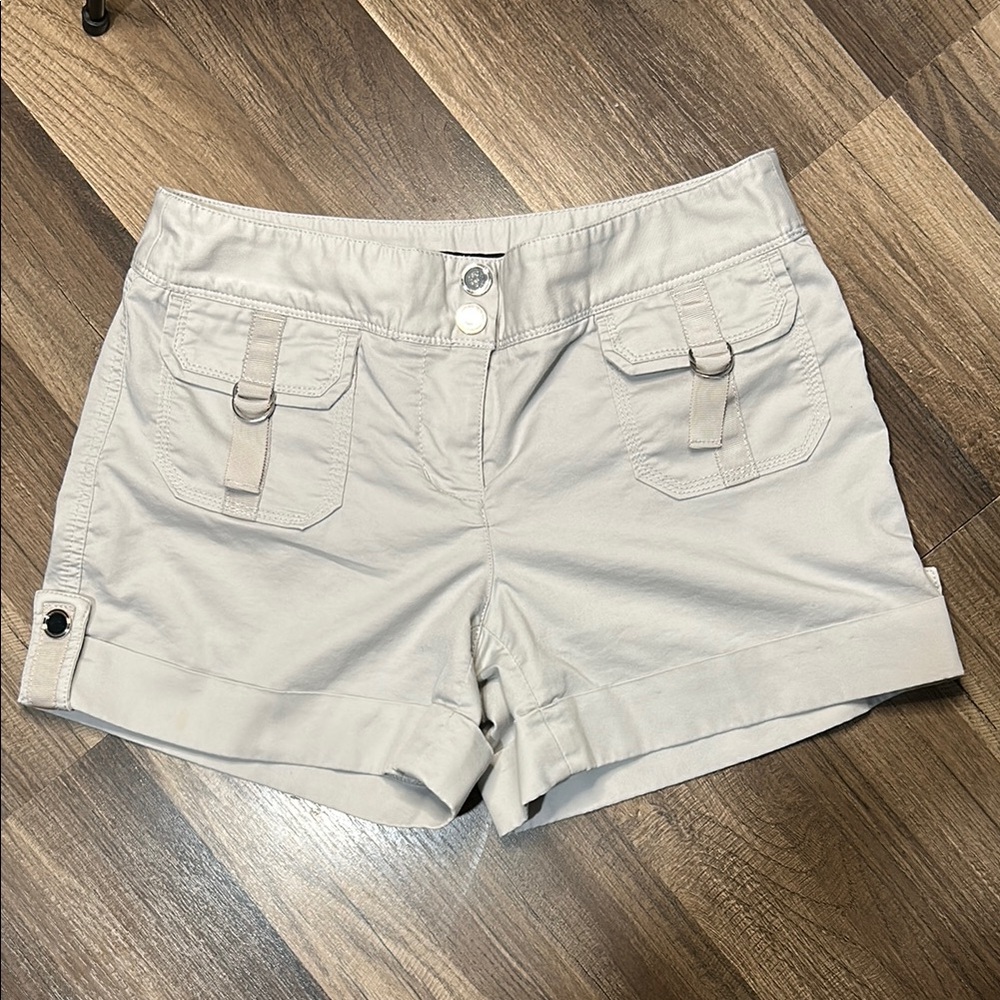 White House Black Market Light Tan Cargo Shorts